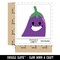 Flirty Pocket Eggplant Aubergine Funny Waterproof Vinyl Phone Tablet Laptop Water Bottle Sticker Set - 5 Pack